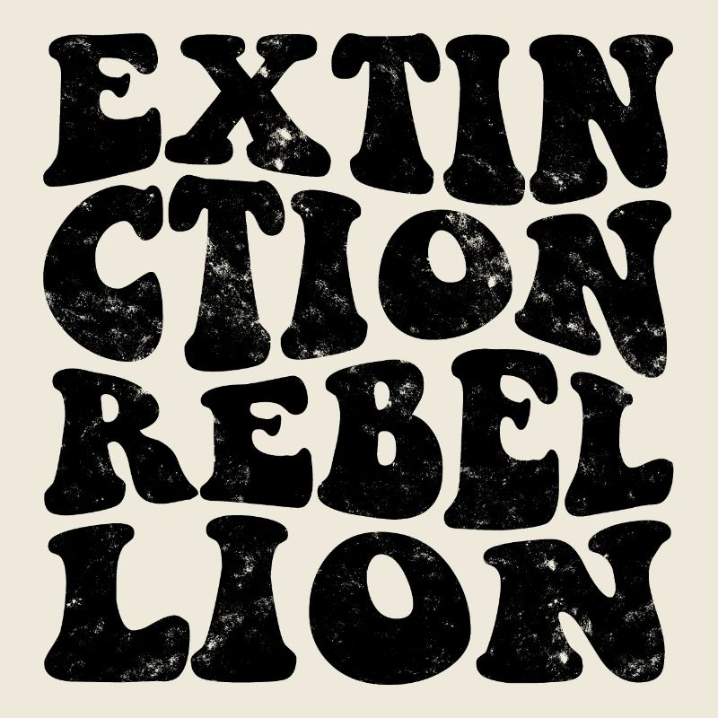 Extinction Rebellion Retro schwarz