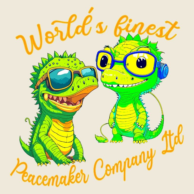 Krokodilbabys stiften Frieden