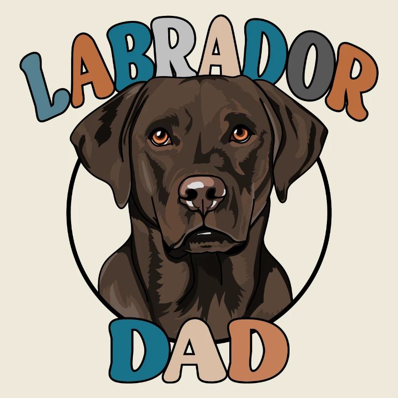 Chocolat Labrador papa chiens chien Labbi Wilsigns
