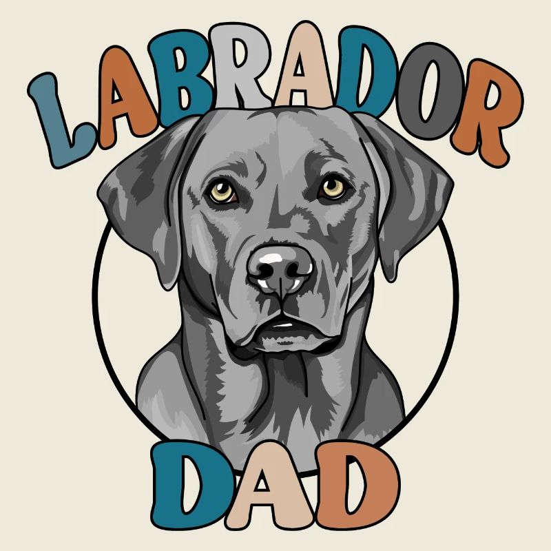 Argent Labrador papa chiens chien Labbi Wilsigns