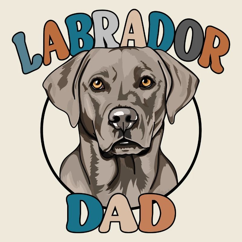 Argent Labrador papa chiens chien Labbi Wilsigns