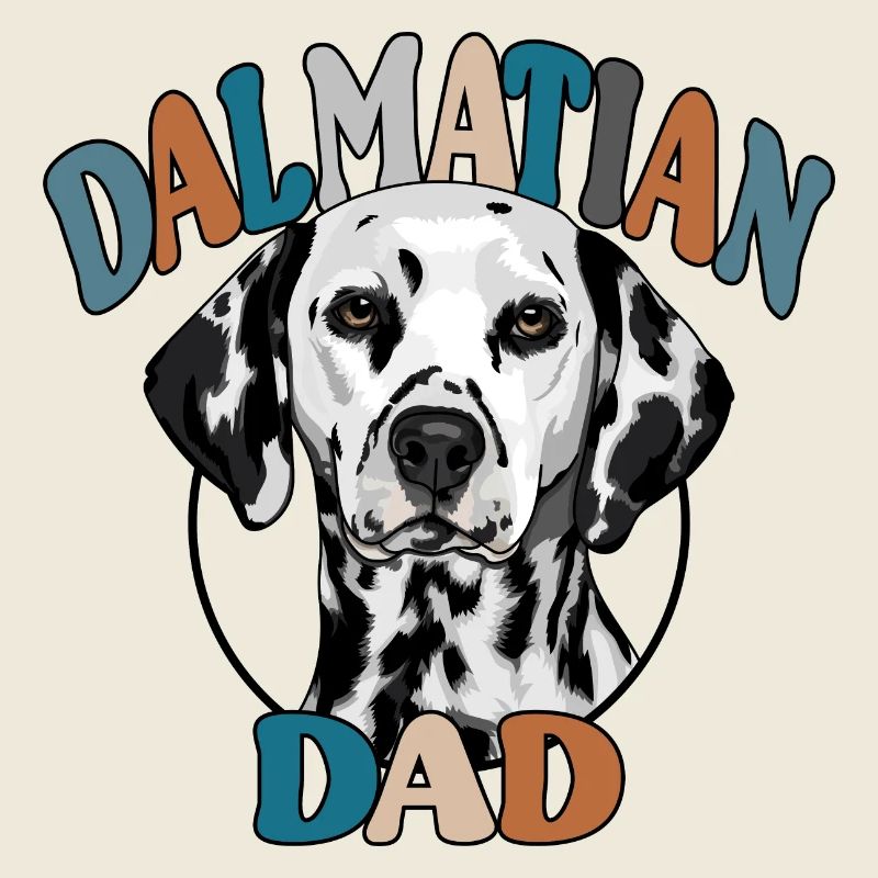 Dalmatian Dad Hunde Hund Wilsigns