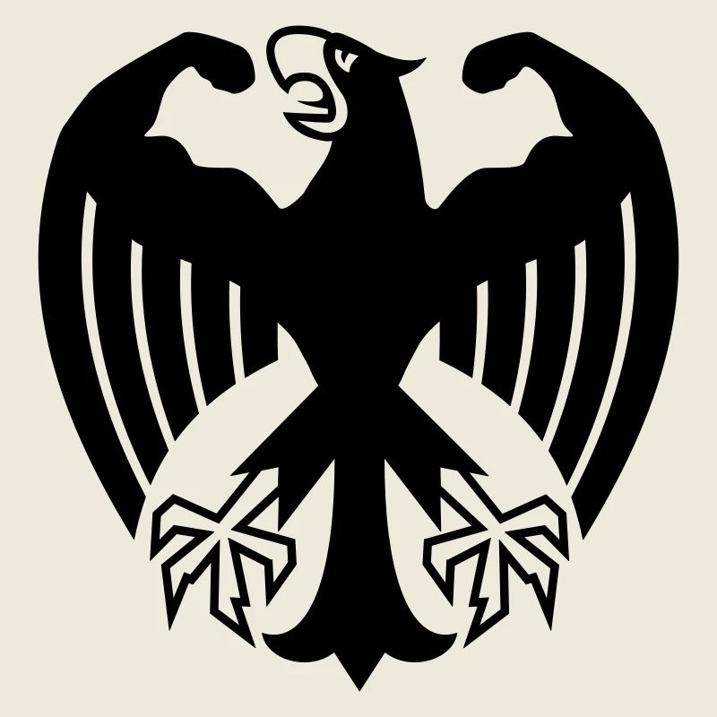 Fitness eagle with muscles