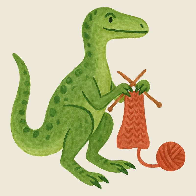 Dino Knits Cozy Craft