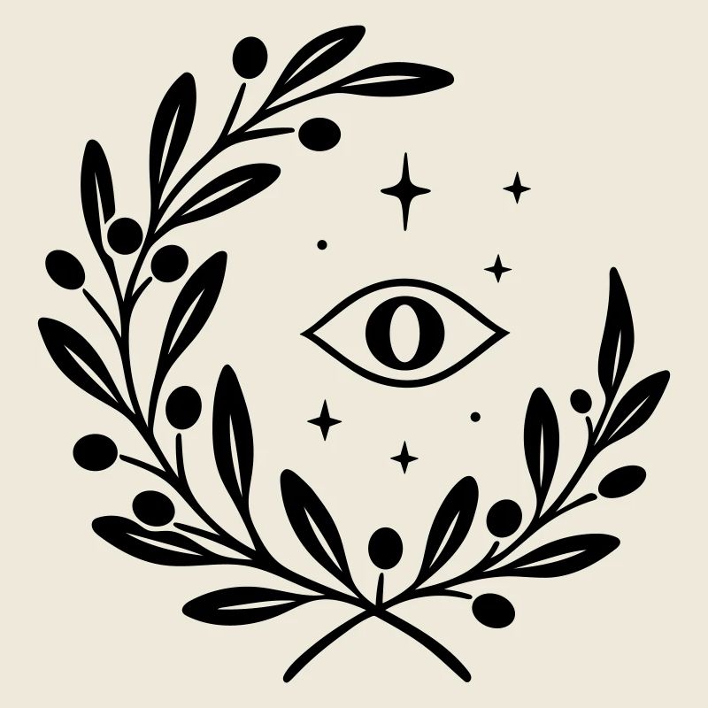 Mystic Yule mit Auge - Weihnachten Julfest