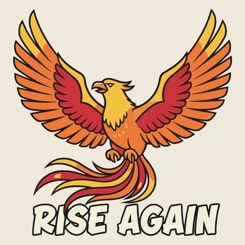 Phönix Rise Again Motiv