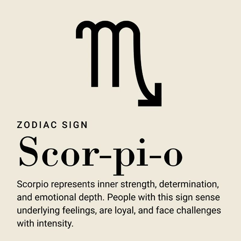 Scorpio - Zodiac Sign 