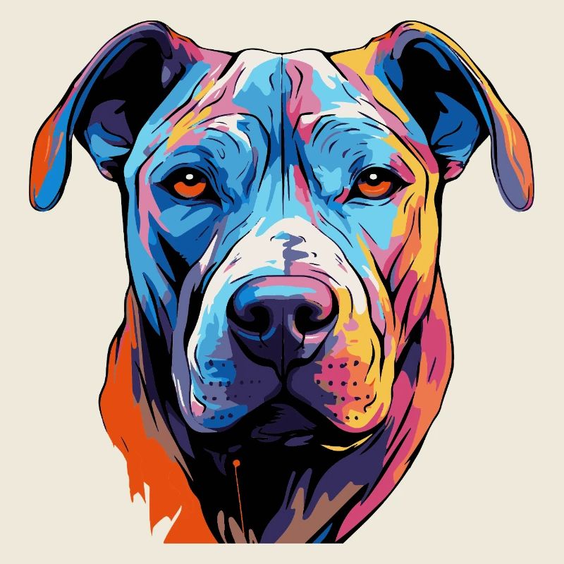 Dog Comic Pop Art