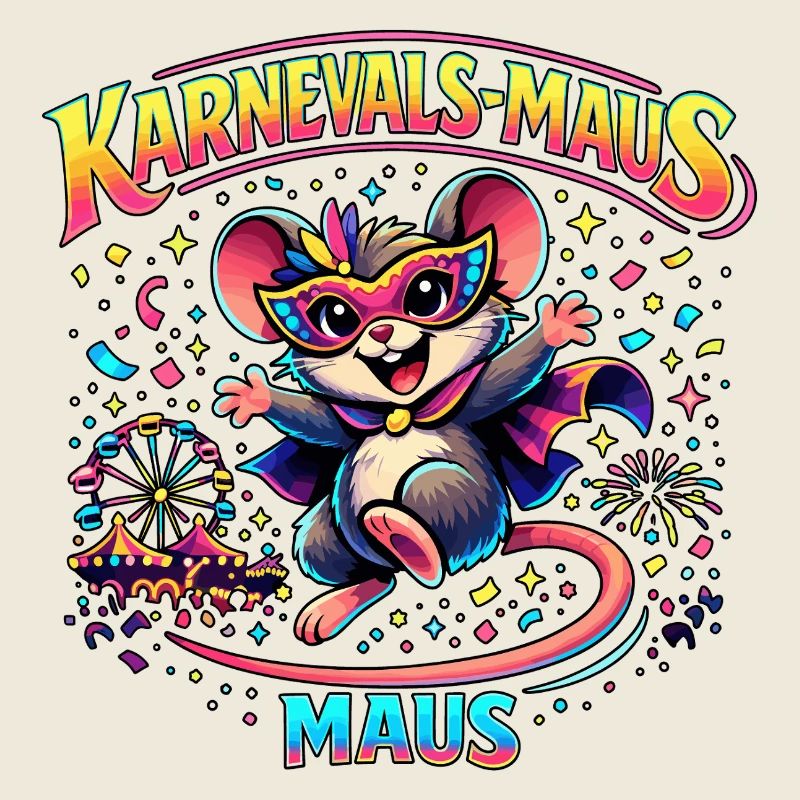 Karnevalsmaus Fasching Kostüm Niedlich Geschenk