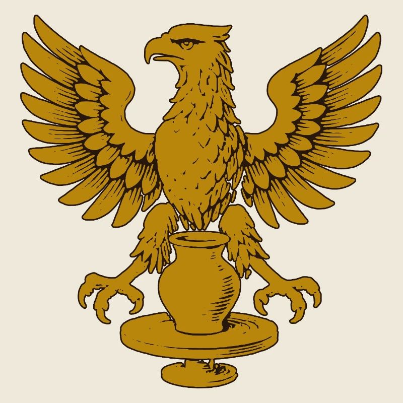 Golden Eagle Crest Emblem