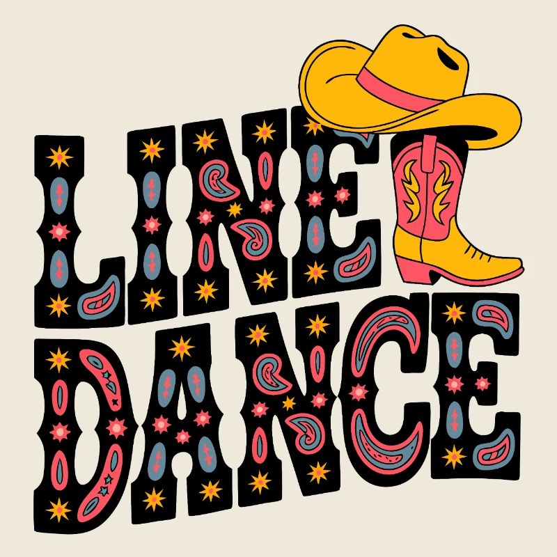 Neon Cowboy Boots Pattern