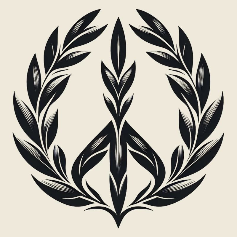Laurel Wreath Peace