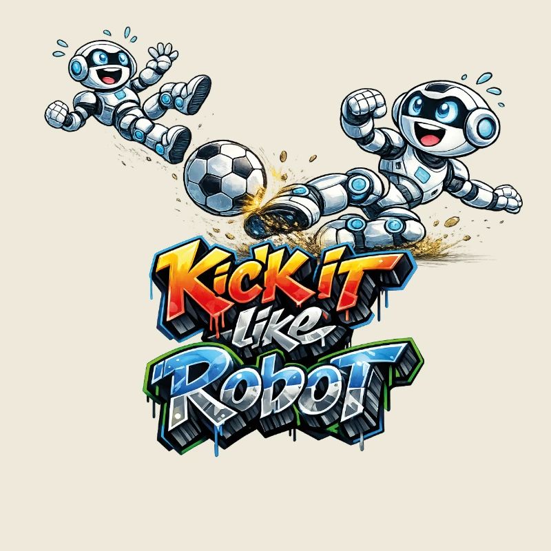 Fussballroboter im Duell um den Ball