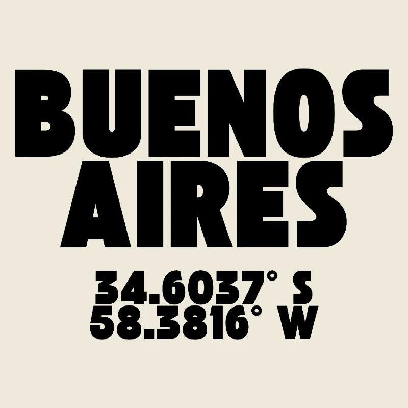 Buenos Aires - Design avec coordonnées