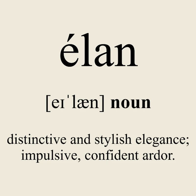 Elan Definition Dictionary