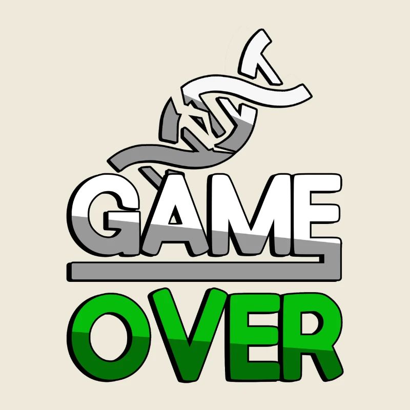 GAME OVER (Vert) + ADN - Jeux