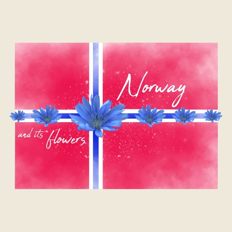 Norvège Norvège Drapeau J’aime Norvège Norge