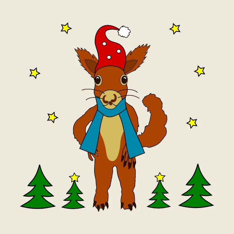 Écureuil de Noël