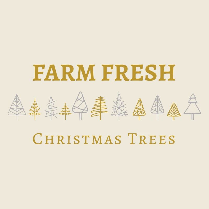 Arbres de Noël frais, saison hivernale