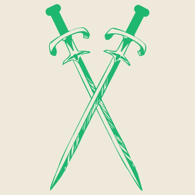 Crossing Green Swords