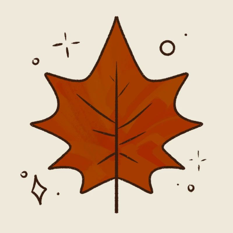Ahornblatt Herbst
