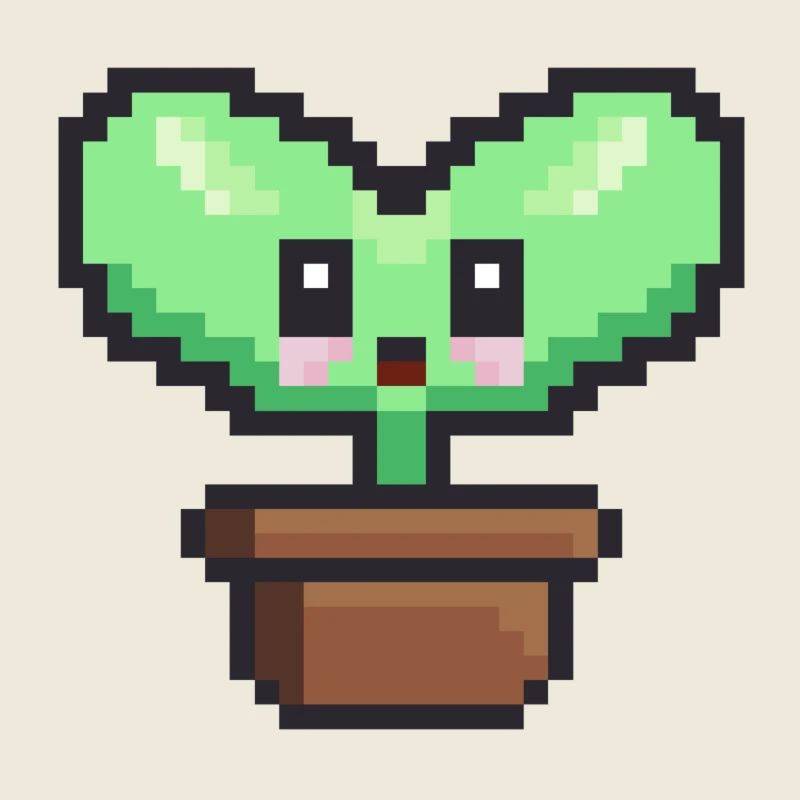 Plant pixel art