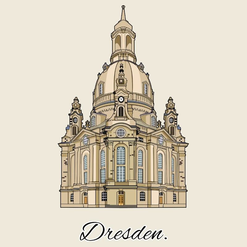 Frauenkirche // Dresden // Illustration