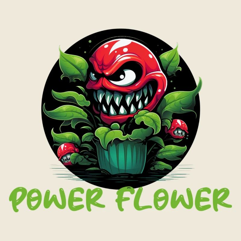 Plante à fleurs de puissance