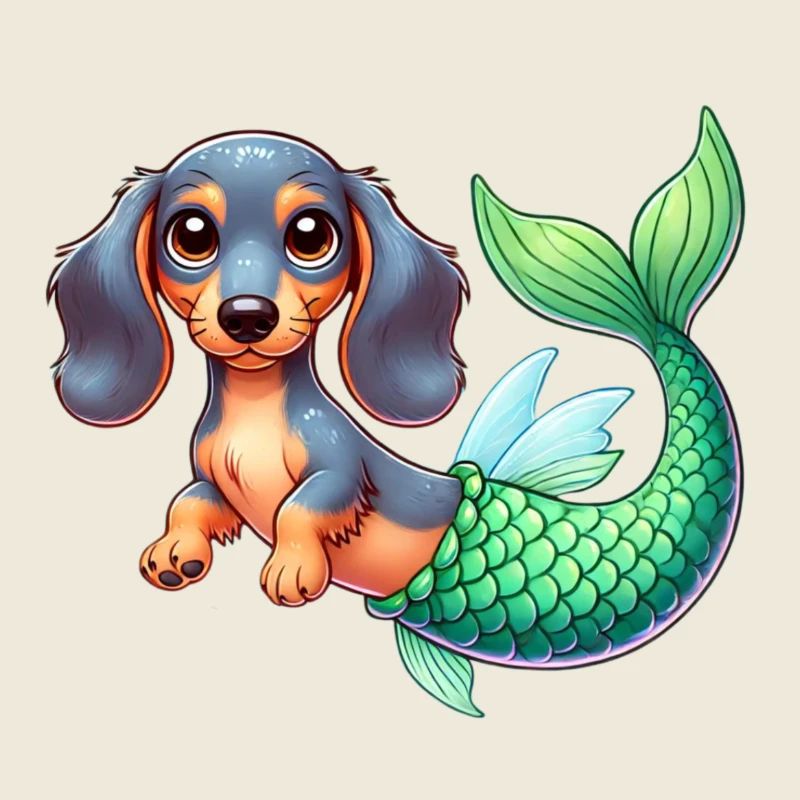 Mermaid Dachshund