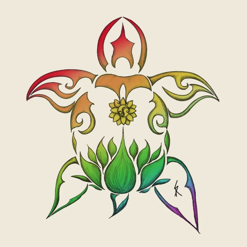 Regenbogen-Schildkröte