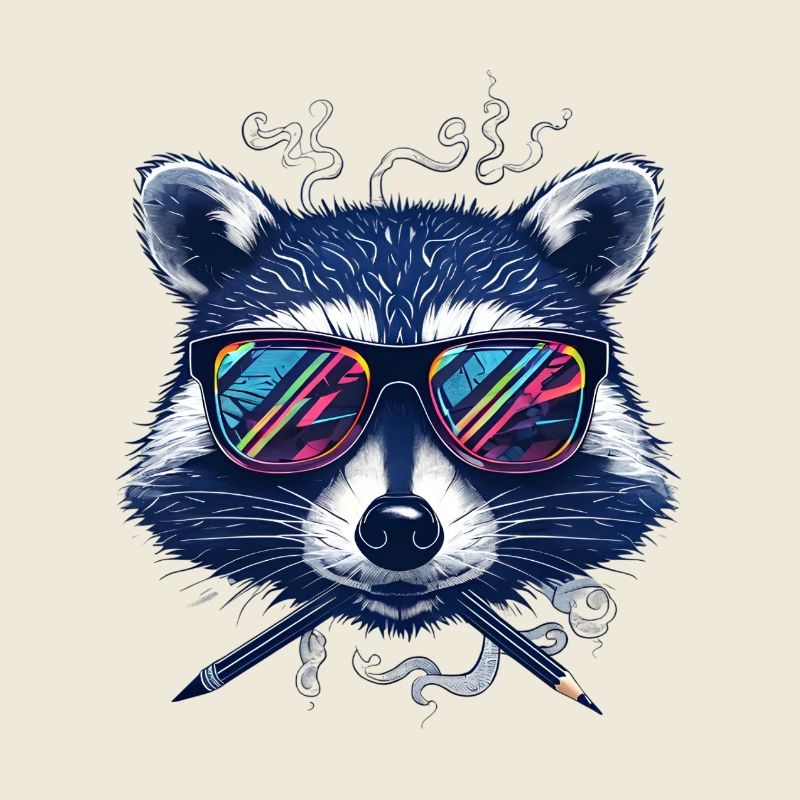 Artistic Raccoon