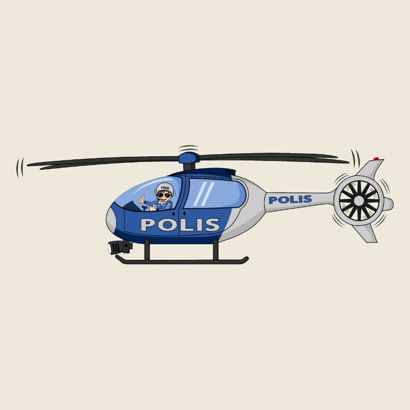 Polis Helikopter Polizei Hubschrauber