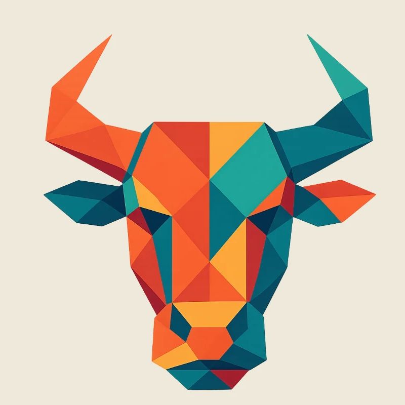 Taureau | Tête de taureau Impression / Impression / Design