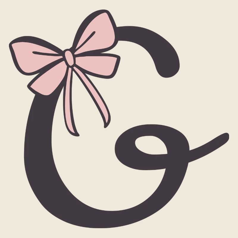 Anfangsbuchstabe G Schleifchen