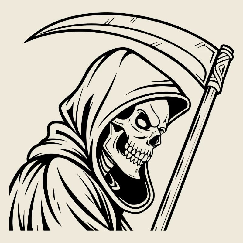 Reaper Design Grim Reaper with Scythe