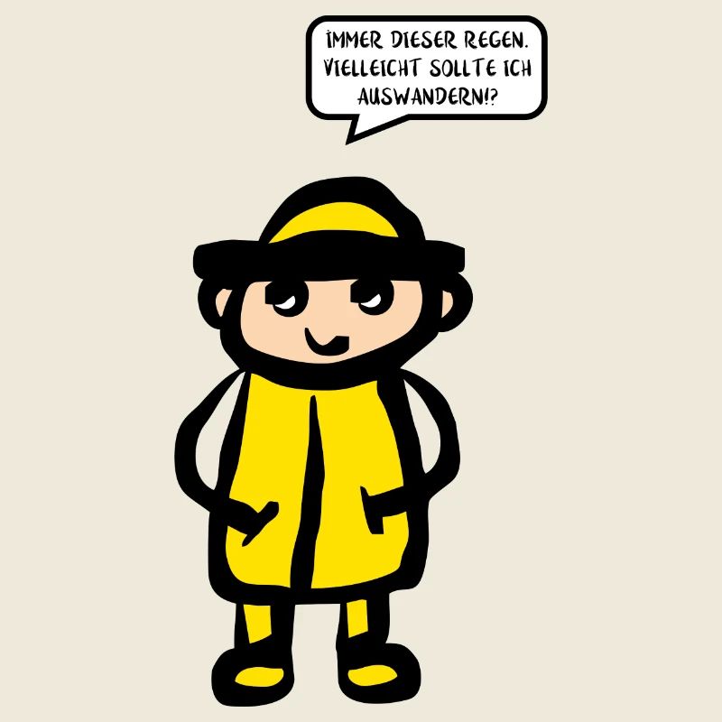 Stick Figure émigration de pluie météo