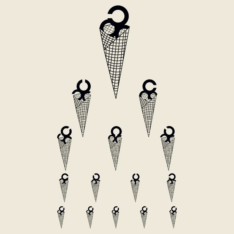 Icecream Eye Test black