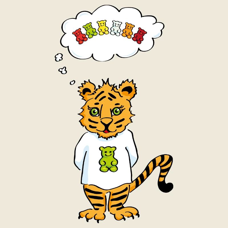 Ourson Gommeux Tigre - Doux et Sauvage - Miam