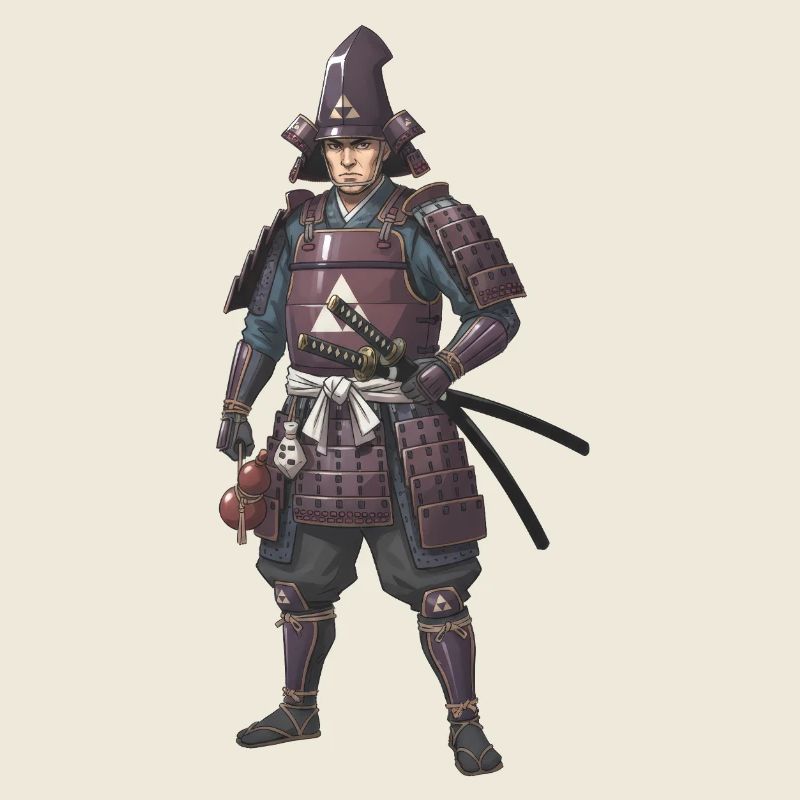 Purple Armored Samurai Sengoku