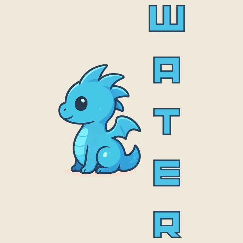 Sucette d’eau Bleu