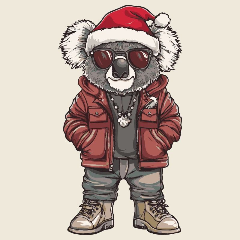 Koala Weihnachten Winter