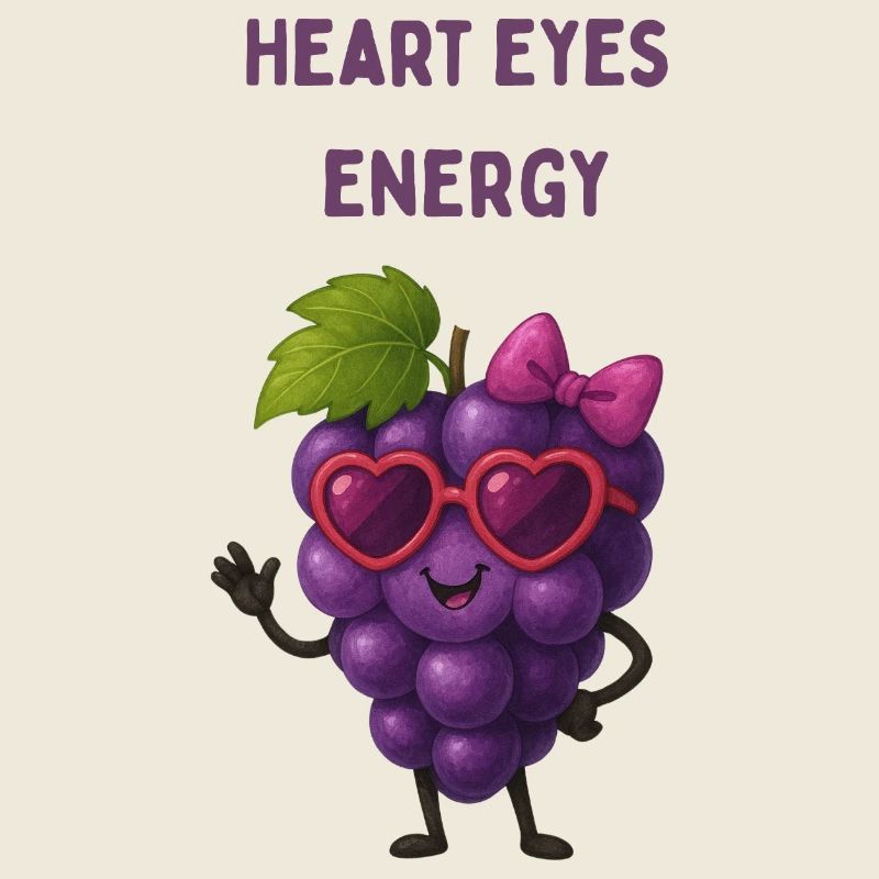 Heart Eyes Grapes Energy