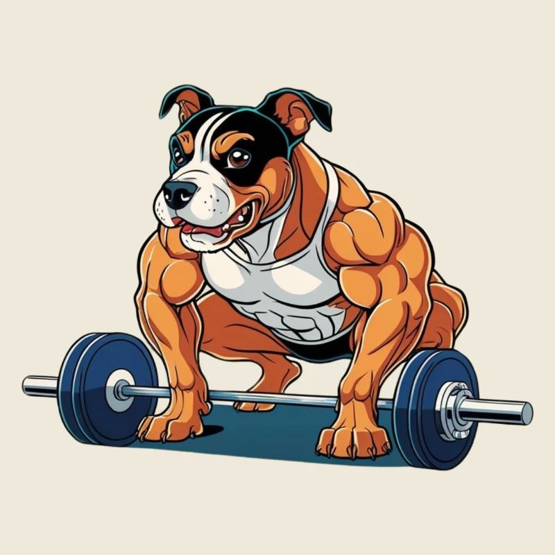 Amstaf Gym stemmt Gewichte Strongman