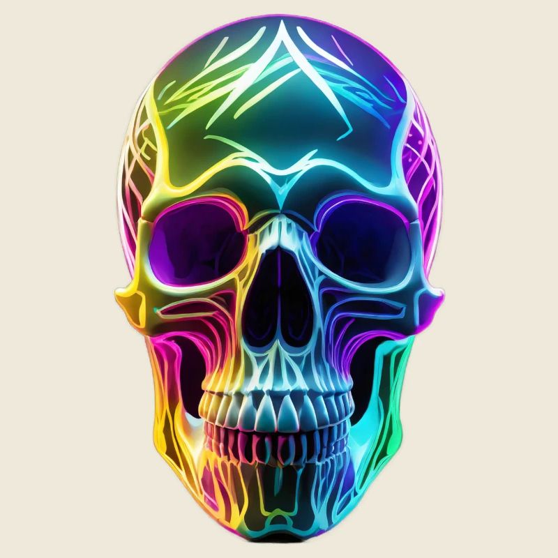 Crâne de néon