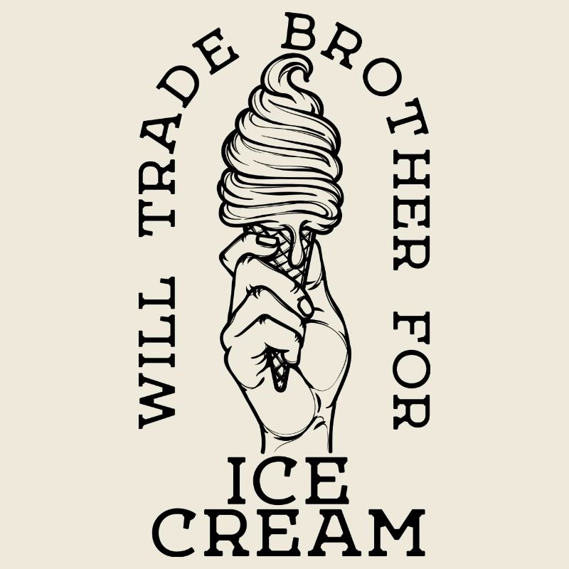 Süßigkeiten Humorvoll Statement Lecker Eis