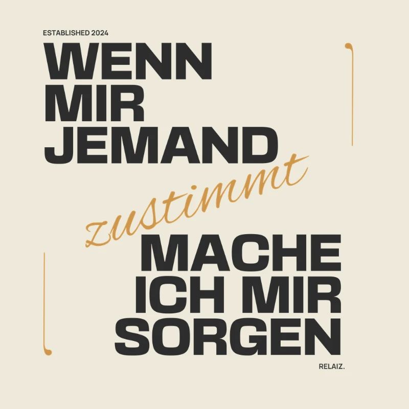 Ironisches Statement