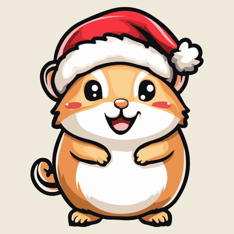 Hamster Weihnachten Niedlich