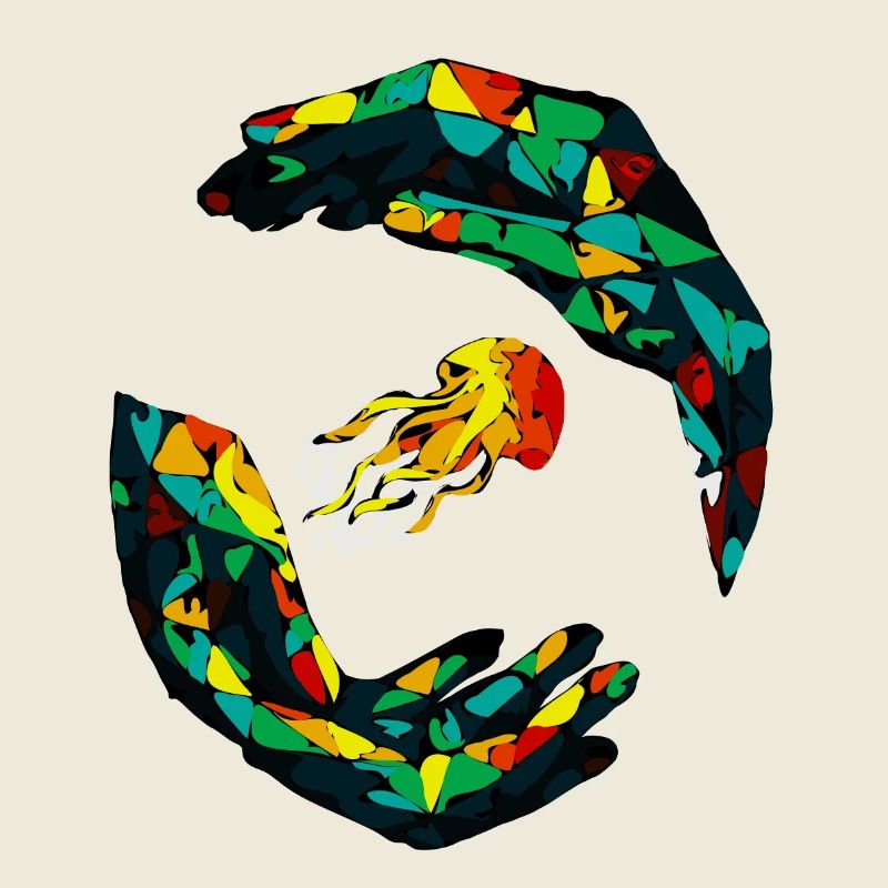 Geometric jellyfish ring