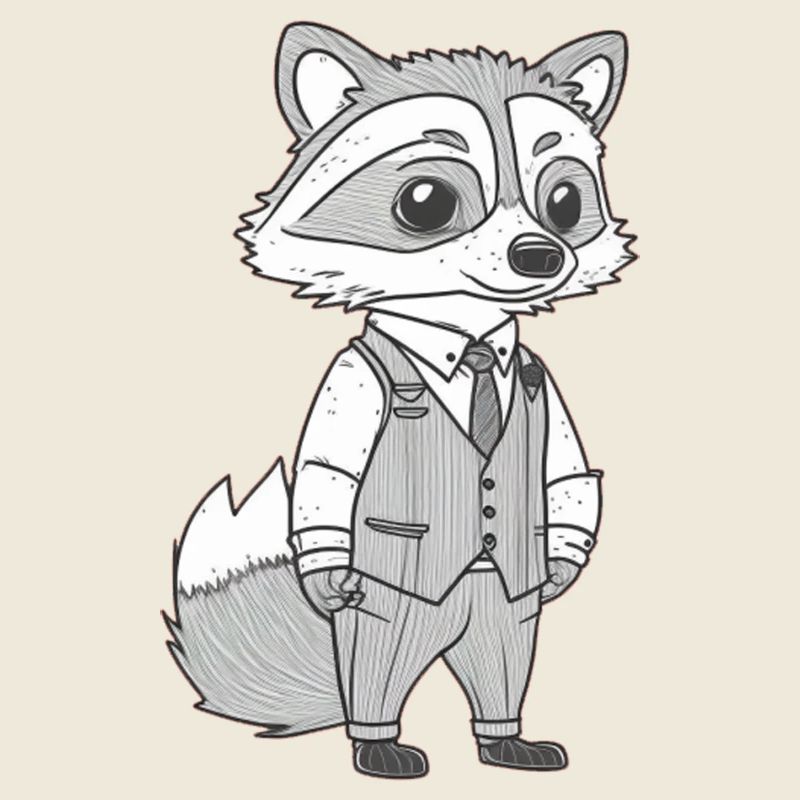 Renard occupé