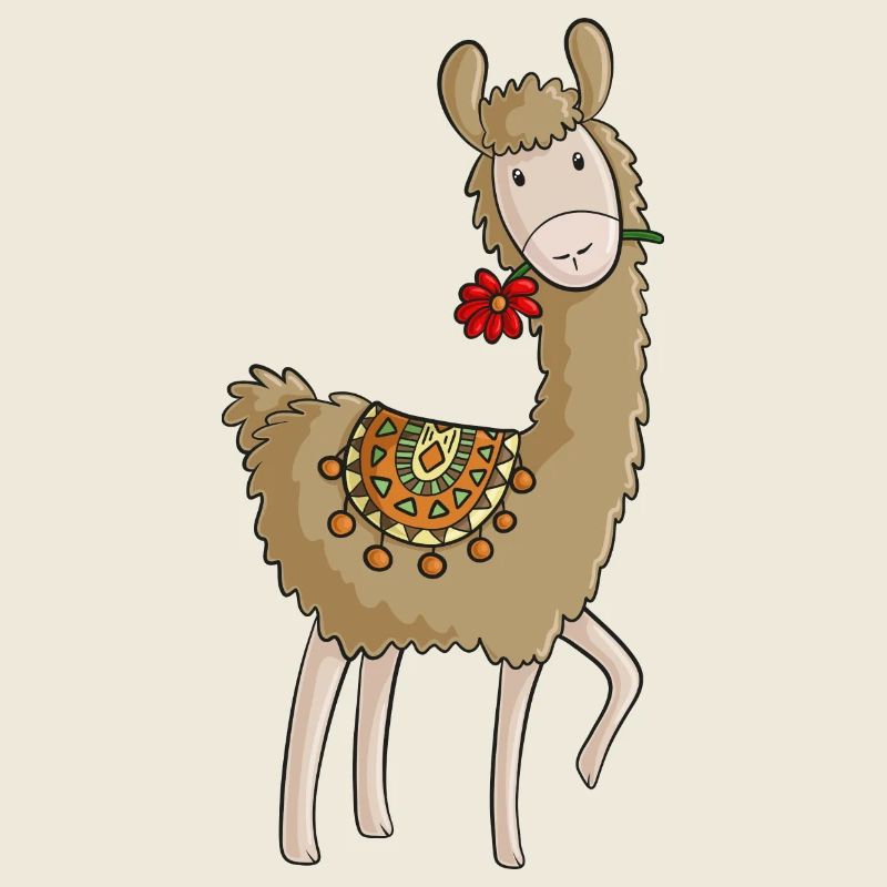 Lama comic Alpaka